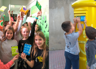 Els alumnes de l’escola FEDAC i l’escola Lluçanès escriuen i envien postals del Mercat de Prats