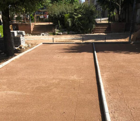 Es renoven les pistes de petanca de Prats