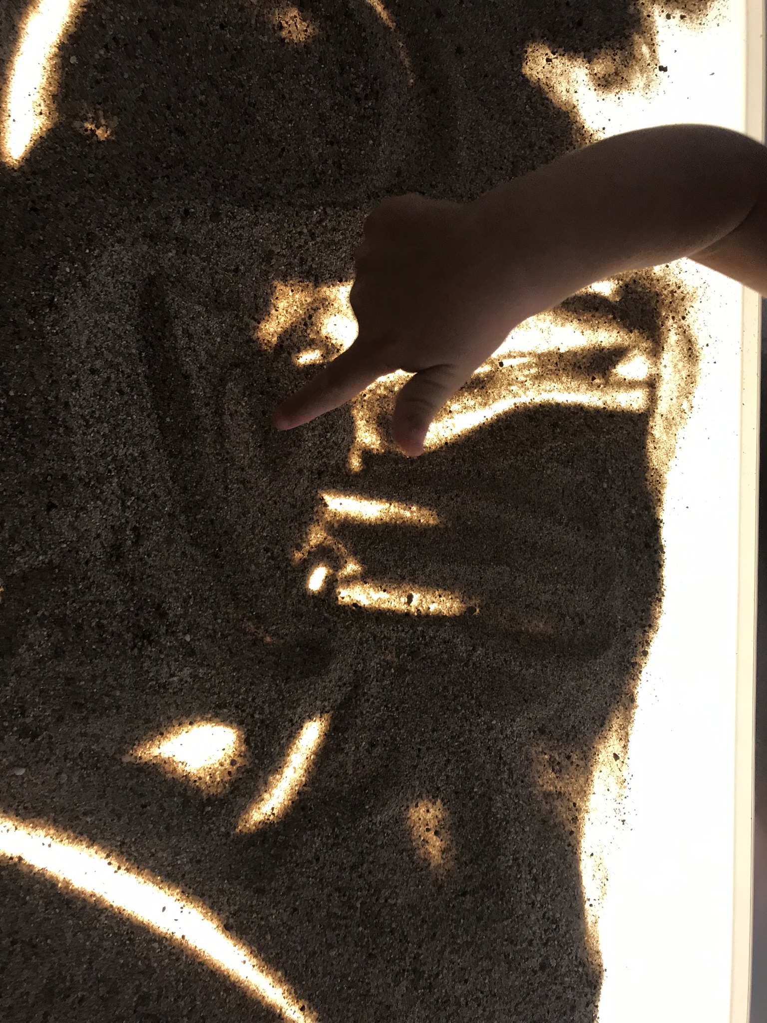 sorra damunt la llum