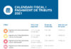 Ja està disponible el calendari fiscal 2021 de Prats de Lluçanès
