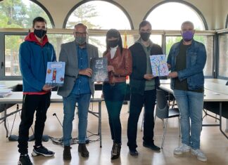 Laia Crespi i Ritaj el Mandili, guanyadores del Concurs de cartells de les Festes de Sant Joan i els Elois 2021