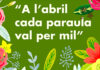 Comerços de Prats participen a la campanya ‘A l’abril cada paraula val per mil’