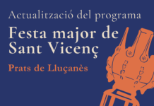 Actualització del programa de la Festa Major de Sant Vicenç 2026