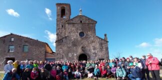 220 persones caminen juntes a Prats en el Cicle de passejades de marxa nòrdica